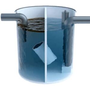Separador de Hidrocarburos de 1000l con Obturador Automatico
